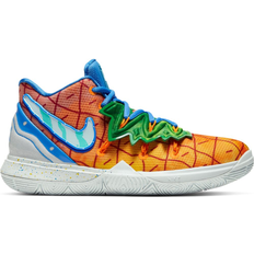 Green Basketball Shoes Nike SpongeBob SquarePants Kyrie 5 Pineapple House - Orange/Blue/Green