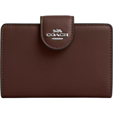 Coach Medium Corner Zip Wallet - Smooth Leather/Silver/Maple