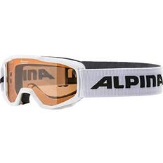 Alpina Unisex Barn, PINEY Skidglasögon, white/orange, One