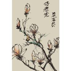 Polyester Framed Art Rosalind Wheeler Mandarin Magnolia I Wrapped Canvas Prints 76 cm H x 51 cm W Framed Art