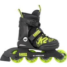 Raider Inline Skates Black Limie 4-8