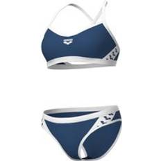 Azul Trajes de baño Arena Bikini Damen Royal-white