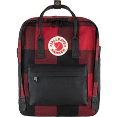 Fjällräven Men School Bags Fjällräven Fjallraven Kanken Re-Wool 16L Backpack Red/Black, One Size