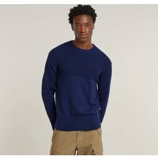 Clothing G-Star Knitted Sweater Fisherman Dark blue Men