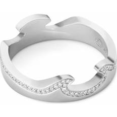 Diamanter - Hvitt gull Ringer Georg Jensen FUSION END RING Hvitt gull DIAMOND 0.15 CT