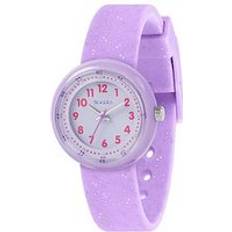 Tikkers Armbandsur Tikkers Kid's Purple Glitter Silicon