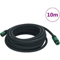 VidaXL Hoses vidaXL Garden Soaker Hose 0.6" 10 m Rubber Black 10m