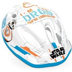 Disney Cascos de ciclismo Disney Casco de bicicleta con rueda de ajuste para niños Starwars V2 52-57 Blanc