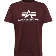 Alpha Industries Men T-shirts Alpha Industries T-shirt Alpha Industries Basic Tee Dark Wine