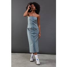 Checkered Dresses Warehouse blue midi dress womens going out dresses