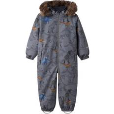 Flyverdragt str 104 Name It Snow10 Snowsuit - Mockingbird (13230578)