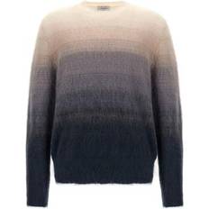 Men - Multicoloured Jumpers Off-White Arrows ombré brushed jumper men Wool/Acrylic/Polyamide/Mohair Grey