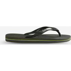Dam - Gröna Flip-Flops Havaianas Brasil Logo unisex vuxen Flip flops Flipflop, Grön (Green Olive)