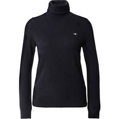 Gant Damen Pullover Gant Extrafine Lambswool Rollneck Black