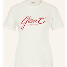 Gant Femme T-shirts Gant T-shirt - Rouge/Blanc