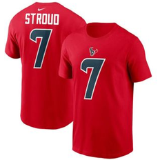 T-shirts Nike Men's C.j. Stroud Red Houston Texans Player Name Number T-Shirt Red