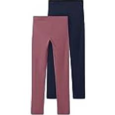 86/92 Pantaloni Name It Leggings 'Vivian' - blu scuro rosa antico