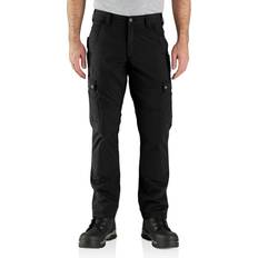 W43 Arbetsbyxor Carhartt Ripstop Cargobyxor Herr Black W40/L32 (W30/L30)