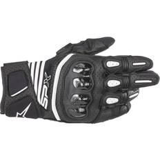 Svarta Motorcykelhandskar Alpinestars Mc-Handskar Mc handskar läder textil spx air carbon v2 svart ac