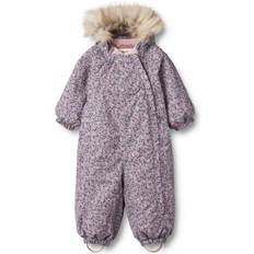 Babyer Vinterdresser Wheat Nickie Tech Flight Suit - Winter Flowers (8002k-941r Grs-0036)