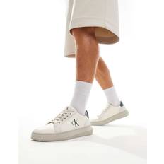 Calvin Klein Hvid Sneakers Calvin Klein Authentic Råhvide sneakers med chunky og skålformet sål