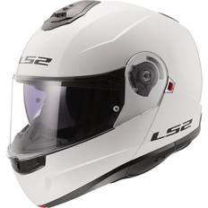 LS2 Motorcykelhjälmar LS2 Öppningsbar hjälm Ff908 strobe ii vit