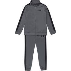 Boys Tracksuits Under Armour Boys' Knit Track Suit Pitch Gray (012)/Black Youth