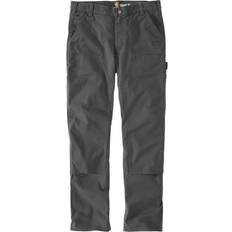 Work Clothes Carhartt Rugged Flex Relaxed-Fit Duck Double-Front Pants for Men Shadow 38x34