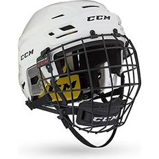 Ice Hockey Helmets CCM Tacks 210 Combo Hockey Helmet (White)