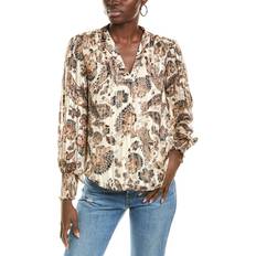 Vince Camuto Vince Camuto Satin Shadow Stripe Blouse