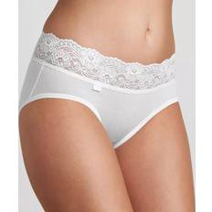 Sloggi Romance Midi Brief - White Fabric