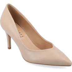 Shoes Journee Collection Wide Width Gabriella Pump Women's Wheat Taupe Pumps