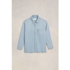 Ami Paris Uomo Giubbotti Ami Paris Denim overshirt blue (UK 16)