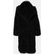 Nina Ricci Faux fur coat black
