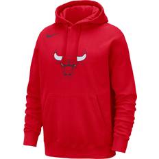 NBA Urheilufanituotteet Chicago Bulls Club Men's Nike NBA Pullover Hoodie Red Cotton/Polyester