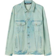 Palm Angels Buitenkleding Palm Angels Overdye Jacket - Blue