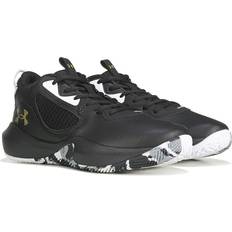 Under Armour Faux Leather Basketball Shoes Under Armour Hallenschuhe Lockdown Noir