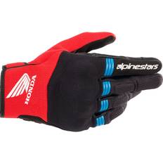 Multicoloured Motorcycle Gloves Alpinestars Honda Copper Motorcycle Gloves - Black Red Blue