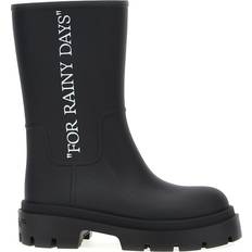 Off-White Off-White-Reboot Rainy Daisy Stivali Stivaletti Bianco/Nero-Donna
