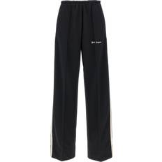 Palm Angels Man Broeken Palm Angels Trainingsbroek Met Geborduurd Logo - Black