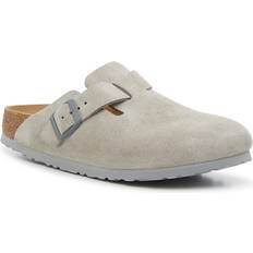 Clogs Birkenstock Women's Boston Soft Footbed Clogs, 37, Stone Coin