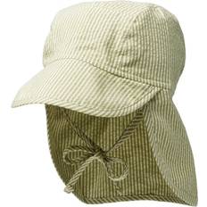 S Solhatte Børnetøj Wheat Green Stripe Solhat Albert 3-9 mdr/44-47