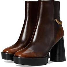 Michael Kors Bottines à la Cheville Michael Kors MK Carlisle Burnished Leather Platform Boot Brown Michael Kors