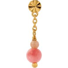 Stine A Tres Petit Etoile Earring With Coral Förgyllt-Silver Sterling 925 (Onesize)