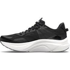 Saucony Men's Tempus Running Shoe Sneaker, Black/Fog, Wide