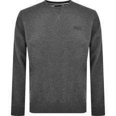 Clothing Superdry Essential Logo Sweatshirt Grey