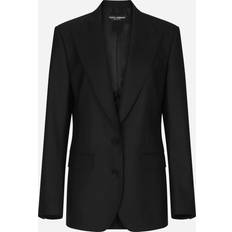 Dolce & Gabbana Abbigliamento esterno Dolce & Gabbana Single-breasted woolen jacket black