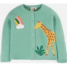 3-6M Cardigans Frugi Colby Cardigan Moss/Giraffe Green years/3 years