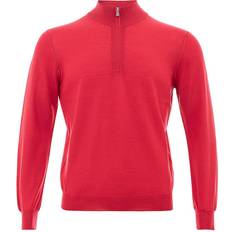 T-Shirts Gran sasso Elegant Wool T-Shirt - Rich Red