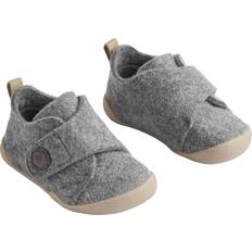 Gråa Lära-gå-skor Barnskor Wheat Indoor Shoe Fleecy Tofflor Från Magasin Grey (28)